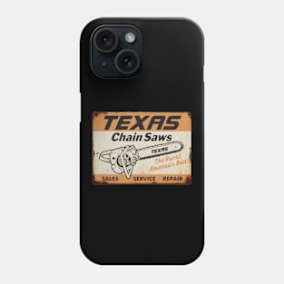 Texas Chainsaw Sign by Buck Tee Phone Case