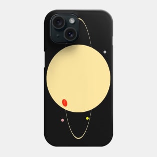 Jupiter and Galileo's Moons Phone Case