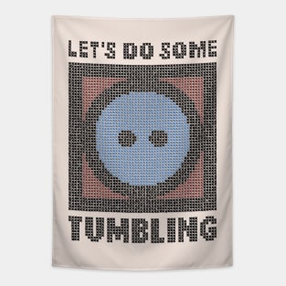 Let's Do Some Tumbling - faux embroidery Tapestry
