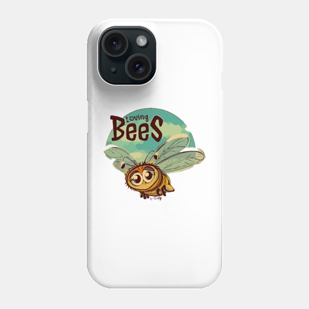 Loving bees Phone Case by eSeaty