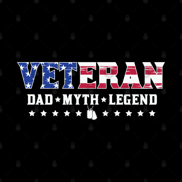 Veteran - Dad Myth Legend by busines_night