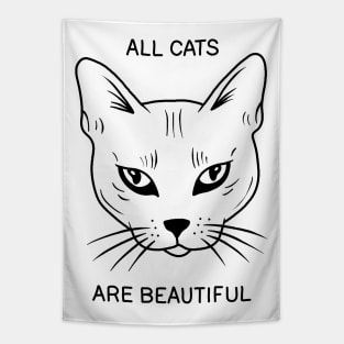 All Cats Are Beautiful Tapestry