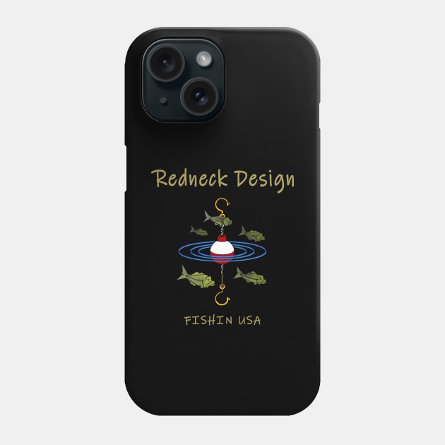 Redneck Design Fishing Bobber Phone Case by The Witness