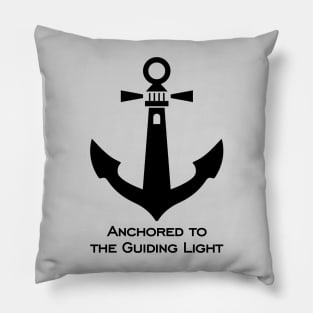 Anchored Lighthouse Beacon Pillow