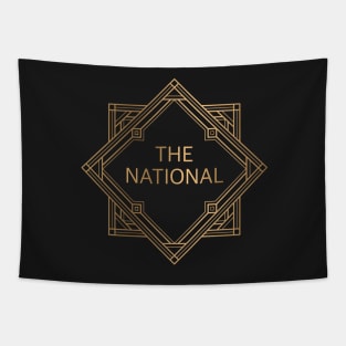 The National Band Logo Art Deco Tapestry