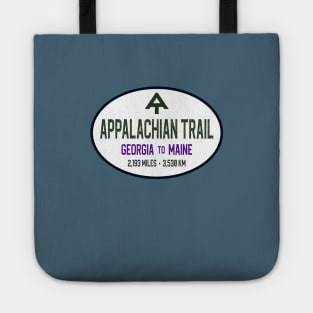 Appalachian Trail - Georgia to Maine - White Oval Tote