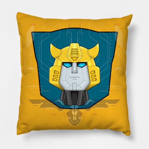 Bumblebee Bust Pillow by RongWay