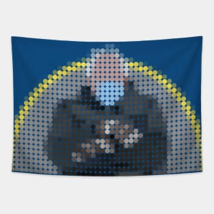 Bernie Sanders Mittens Memes Abstract Dots Tapestry