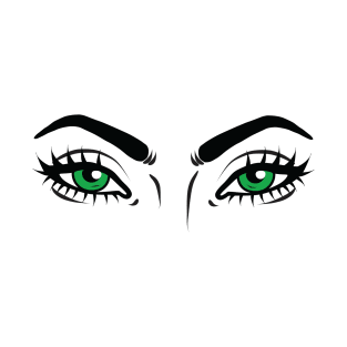 anime green eyes T-Shirt