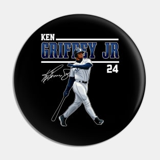 Ken Griffey Jr The Kid Basketball Legend Signature Vintage Retro 80s 90s Bootleg Rap Style Pin