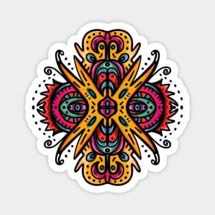 Camel Lion abstract art tattoo illustration Magnet