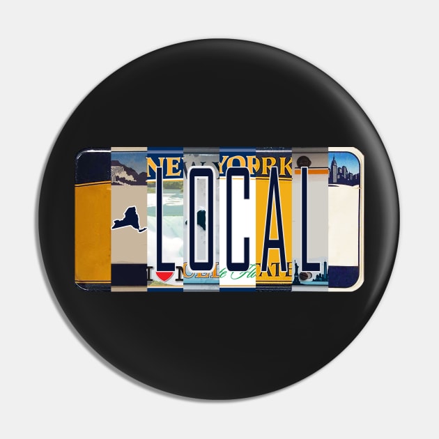 New York Local License Plates Pin by stermitkermit