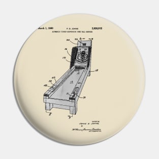 SKEEBALL PATENT Pin