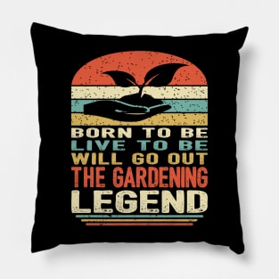 The Gardening Legend Pillow