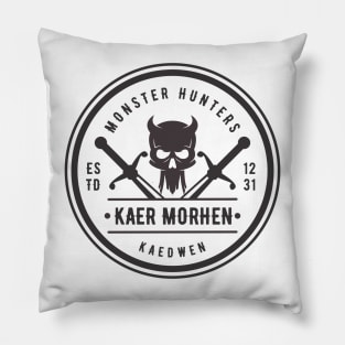 Kaer Morhen - Monster Hunters - White - Fantasy - Funny Pillow