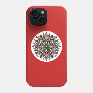 Holiday Harmony Mandala Phone Case