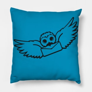 Owl Delivering Pillow