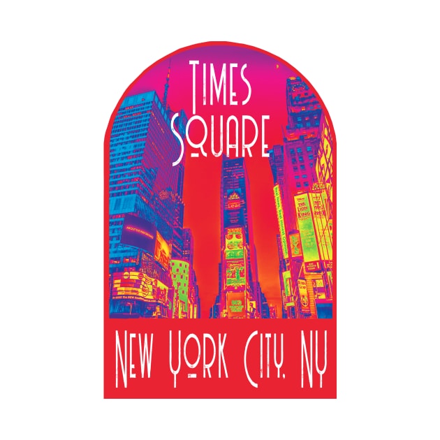 Times Square NYC Decal by zsonn