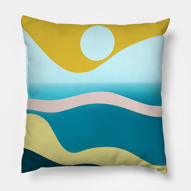 Ocean 22 Pillow by comecuba67