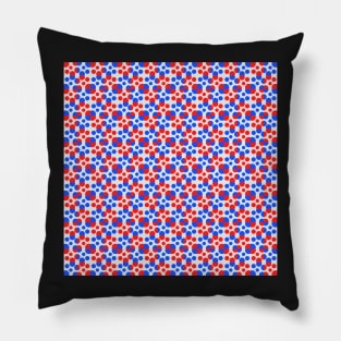 pop art polka dot pattern Pillow