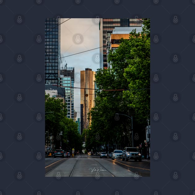 William Street featuring the Prima Pearl Tower, Melbourne, Victoria, Australia by VickiWalsh