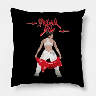 Freaknik White Bone Vintage Pillow