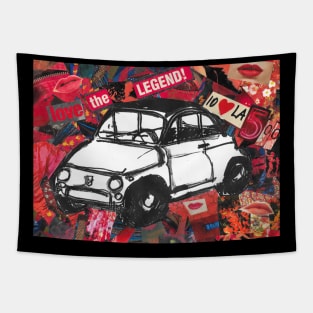 Fiat 500 collage - 1 Tapestry