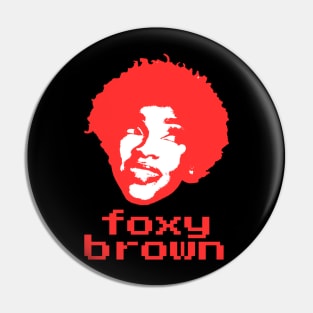 Foxy brown ||| 90s retro style Pin