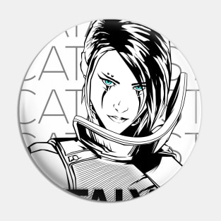 Apex Legends Catalyst - Middle Back Text Black Pin