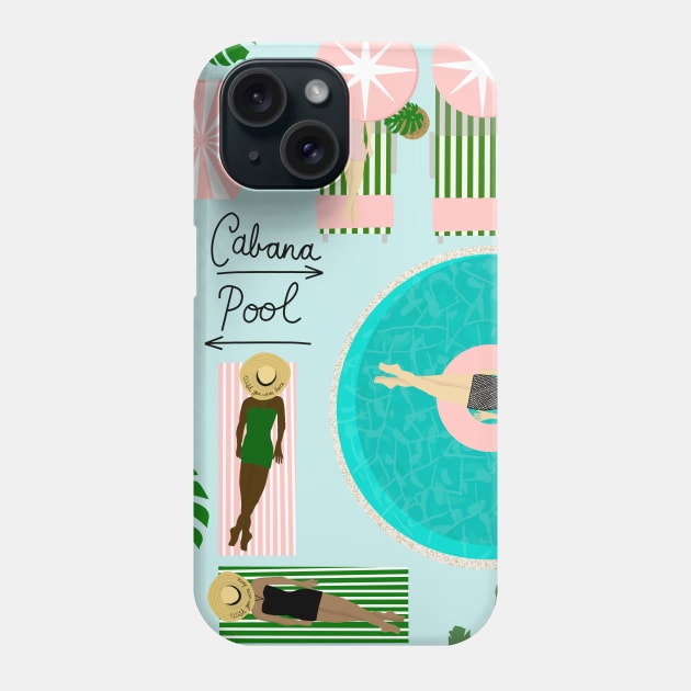 Palm Springs Pool vacation Phone Case by jenblove