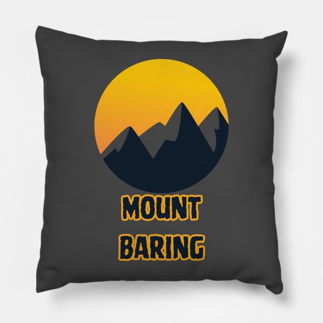 Mount Baring Pillow by Canada Cities