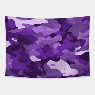 PURPLE CAMOUFLAGE DESIGN, PHONE CASE Tapestry