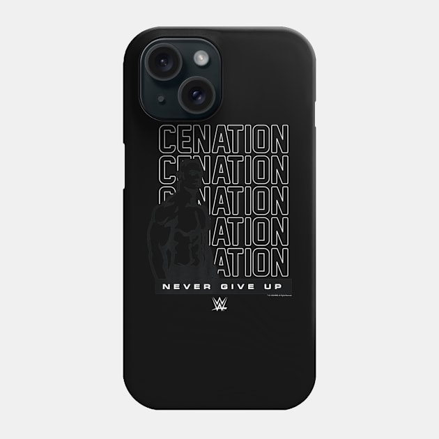 John Cena Cenation Never Give Up Phone Case by Holman