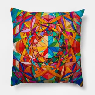 Transcendent Patterns: Unlocking the Magic of Abstract Mandala Pillow