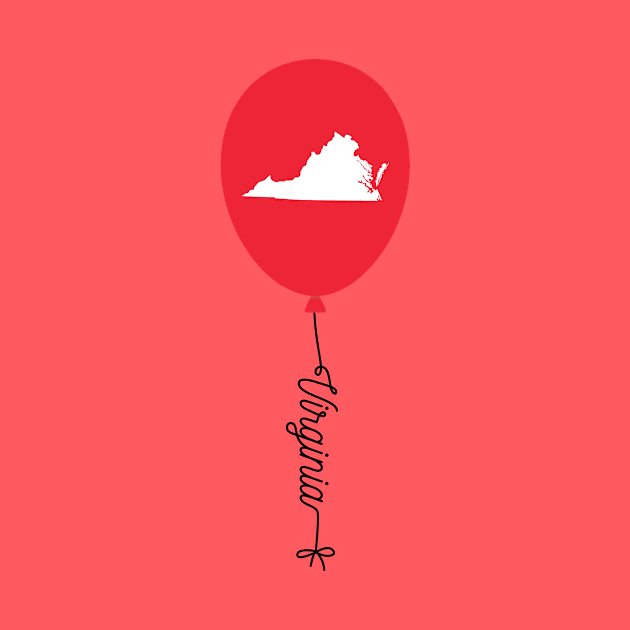 Virginia State Balloon by InspiredQuotes