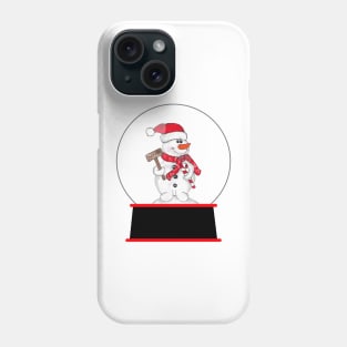 CHRISTMAS Snowman Snowglobe Phone Case