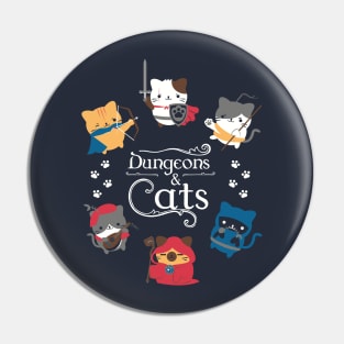 Dungeons & Cats Pin