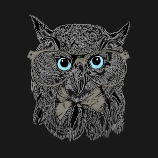 Owl Art best funny cute owl fans gift for Men Women T-Shirt