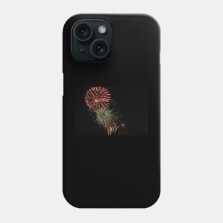 Fire Works at night in the sky Phone Case