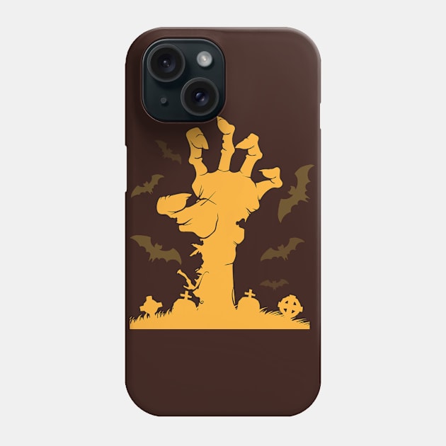 Zombies field Phone Case by Lazarino