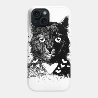 Love Cat Phone Case