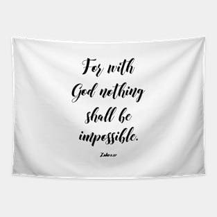 For with go nothing Tapestry