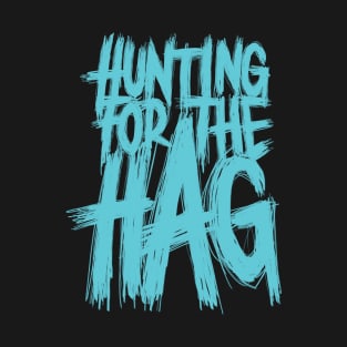 Hunting for the Hag - Blue Logo T-Shirt