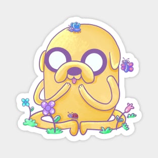 Jake the Dog Cute Bugs Magnet