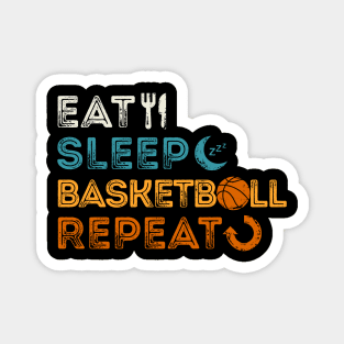 Eat Sleep Basketball Repeat Magnet