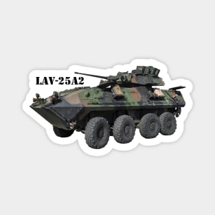 LAV-25A2 Wheeled Armored Vehicle Magnet