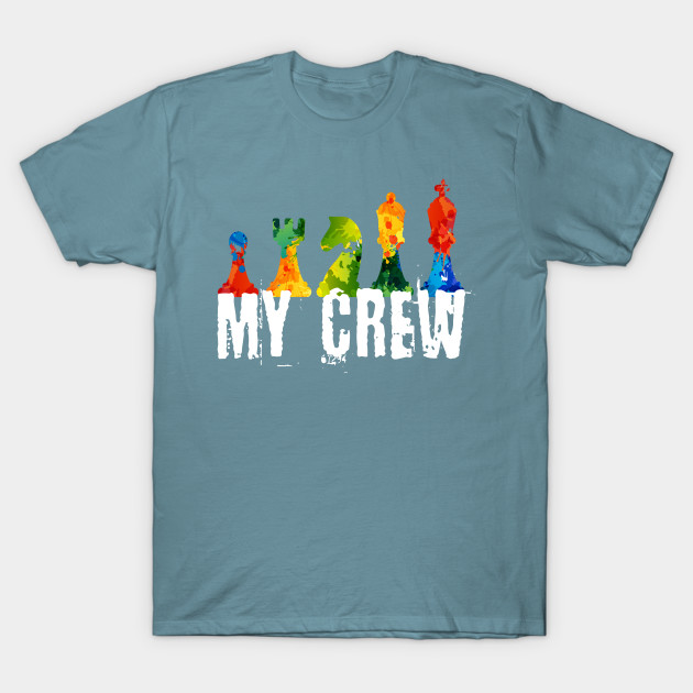 Discover My Crew Chess Borad Game - Chess - T-Shirt