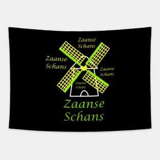 The windmills of Zaanse Schans Tapestry