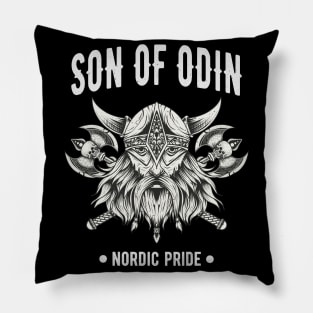 Viking Warrior Son Of Odin Norse Mythology Asatru Pillow