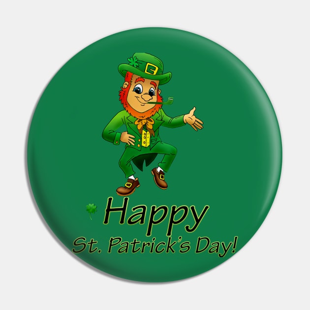 Irish St. Patrick Day Pin by wizooherb